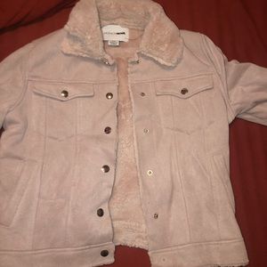 Velvet soft jean jacket